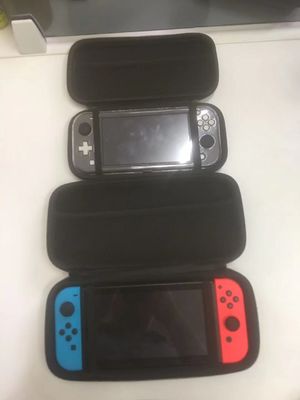 任天堂スイッチ ゲームのビロードPuはちり止めエヴァ旅行場合に革を張る