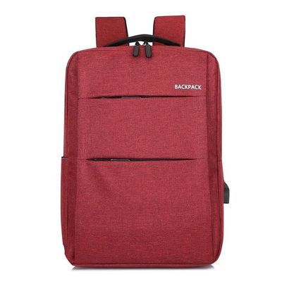 4色のUSBの充電器が付いている任意ナイロン防水ラップトップのリュックサック